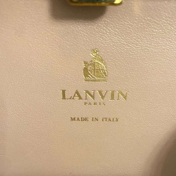 Authentic Lanvin clutch with chain - Picture 4 of 11